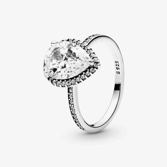 Stunning Crystal Diamond Ring